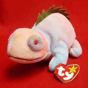 TY Beanie Babies Iggy The Iguana Plush 1997 Stuffed Animal